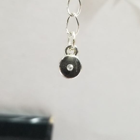 Lc 16" silver tone double strand two hearts 1.1354 - Picture 8 of 10